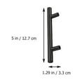 thumbnail image 2 of 12pcs Cabinet Door Handles Stainless Steel Drawer Pull Handles Wardrobe Handles, 2 of 6