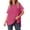 Hot Pink, variant on Sevevn Womens Tops Crewneck Short Sleeve Sweater Causal Tunic Tops Lightweight Summer Sweaters for Women