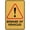 Warning Sign 4, variant on Beware Keep Clear Sign 8"x12" Metal Aluminum Rust Free, Pre-Drilled Holes Weather Resistant, Keep Clear Marker