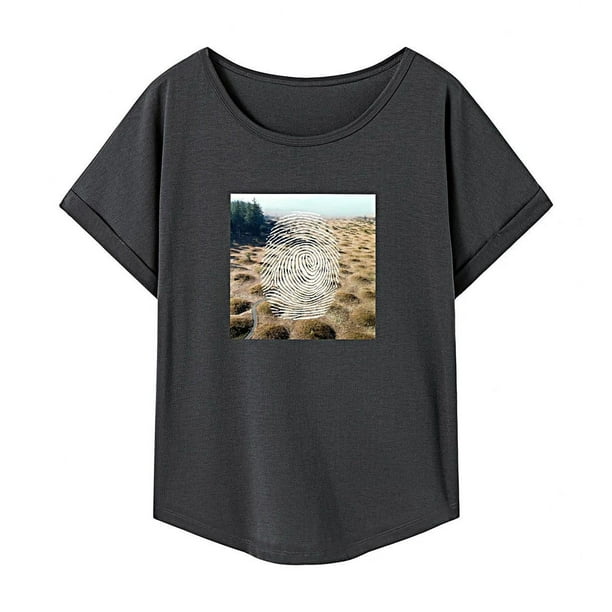 Camiseta para mujer, ropa de verano, camiseta básica Simple y elegante para viaje para mujer XL