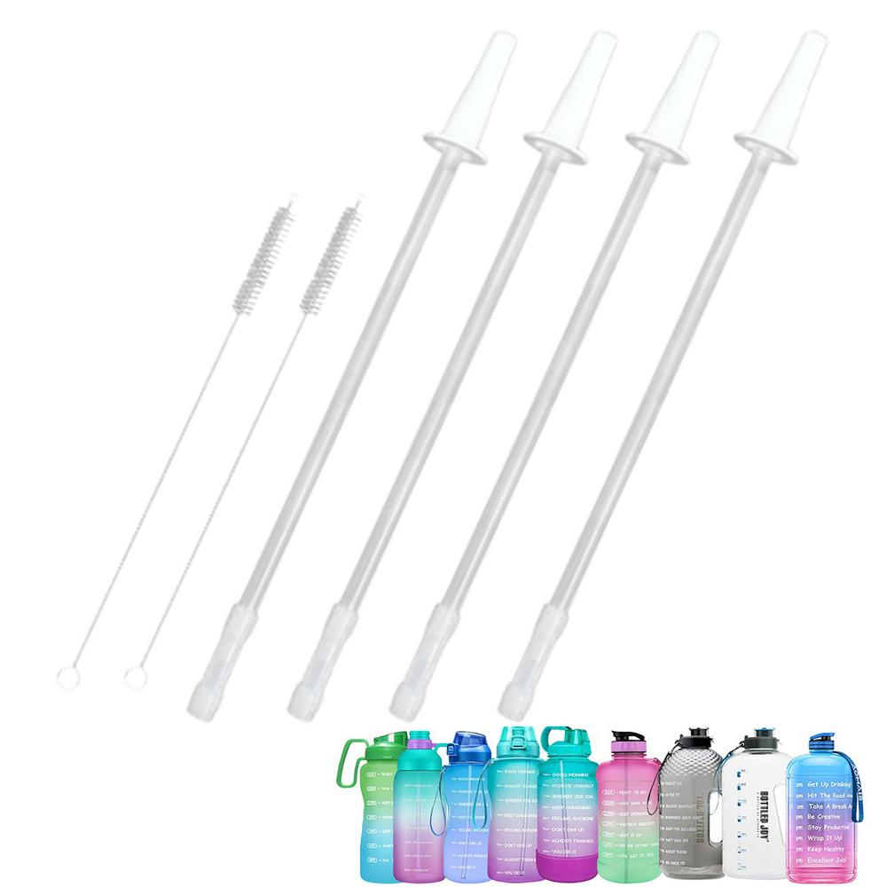 Famure Water Bottle Straw Reusable Replacement Straws Replacement Straw