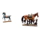 thumbnail image 1 of Figura de caballo,Figura de caballo Escultura animal coleccionable,Adorno de centro de mesa con estatua de caballo de resina,Figura de caballo,Escultura de figura de caballo en miniatura, 1 of 8