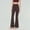 #2Brown, variant on Womens Pants Tummy Control Butt Lifting Stretchy Bootcut High Waist Flare Yoga Pants