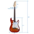 thumbnail image 2 of Zimtown Rose Wood Fingerboard Electric Guitar + Gigbag + Cord + Strap + Accessor, 2 of 7