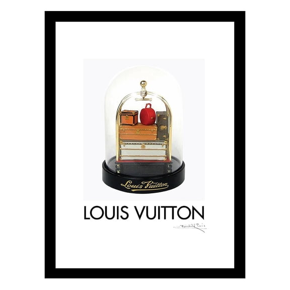 Travel Fashion Designer Snow Globe - Framed Print