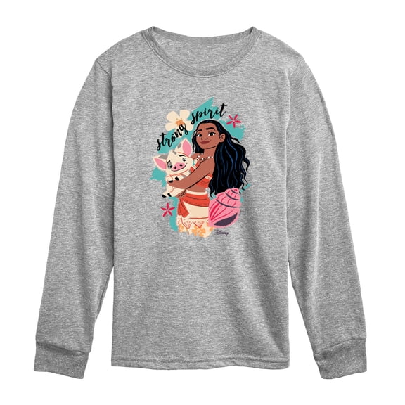 Disney - Moana Strong Spirit Toddler Boys' Toddler Long Sleeve Graphic T-Shirt