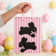 thumbnail image 4 of NWOKYZGH 6 Pcs Easter Gift Bags Bunny Paper Treat Bags with Pink Bow Ribbon and Handles Happy Easter Party Favor Tote for Girls Business Birthday Party Favors, 4 of 6