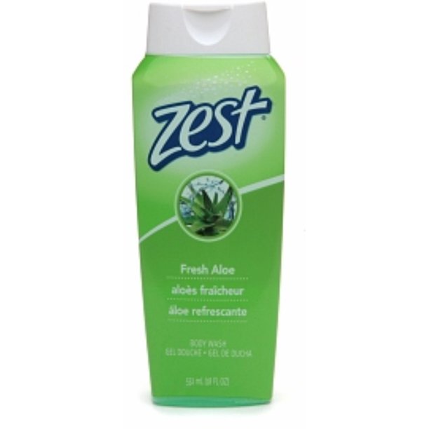 Zest Body Wash Fresh Aloe 18 oz (Pack of 2)