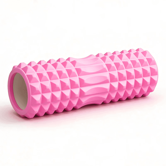 1 Pc 13 Inch Soft Foam Roller for Muscle Recovery Pink High Density Yoga Roller Portable Massage Roller for Back, Legs
