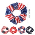 thumbnail image 3 of Élastiques pour Cheveux de la Fête de l'Indépendance Patriotiques pour Filles, Élastiques Festifs pour Queue de Cheval Rouges, Blancs et Bleus, 3 of 6