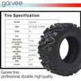 thumbnail image 6 of AT25x8-12-6PR TL UTV ATV Tire for All-Terrain Vehicles, Tubeless, 6-Ply Rating, Max Load 340 LBS, OD of 25 in, SW 8 in, 6 of 7