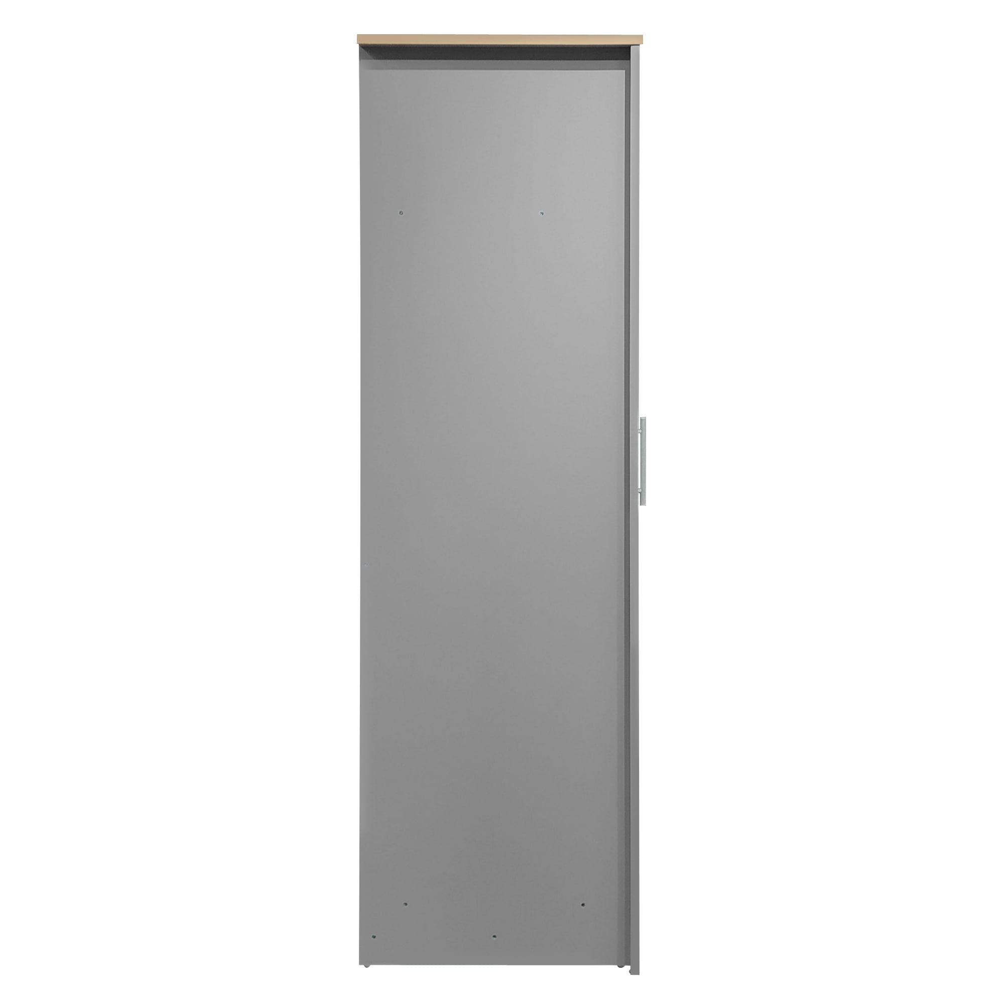 EUROCO 67.9” Modern Armoire Wardrobe, 3 Door Cabinet Storage Closet with Clothing Rods Adults, Gray