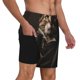 thumbnail image 2 of Fotbe Victorian Gentle Cat Traje de Baño para Hombre – Shorts de Natación de Secado Rápido con Forro y Bolsillos-Small, 2 of 6