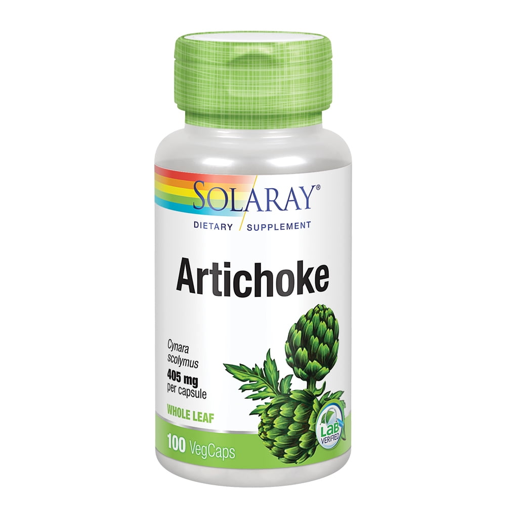 Solaray Artichoke Leaves 405 mg 100 Capsules