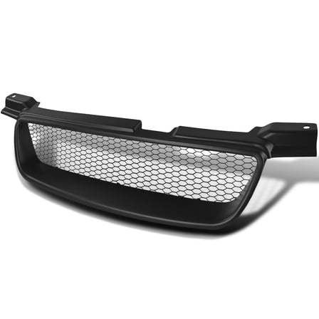 Spec-D Tuning Black Front Mesh Upper Hood Grille Compatible with 2000-2003 Nissan Sentra