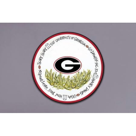 Magnolia Lane University of Georgia Plate Set, Set of 4, Kitchenware and Accessories