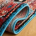 thumbnail image 5 of SAFAVIEH Vintage Hamadan Leone Oriental Area Rug, Turquoise/Black, 5'3" x 7'6", 5 of 8
