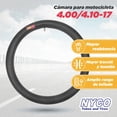 thumbnail image 2 of Camara De Aire Nyco 130/70x17 Para Moto Motocicleta Negro, 2 of 5