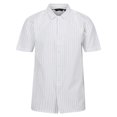 thumbnail image 1 of Regatta - Camisa Shorebay de Rayas de Manga Corta para Hombre (Blanco, Denim Oscuro), 1 of 6