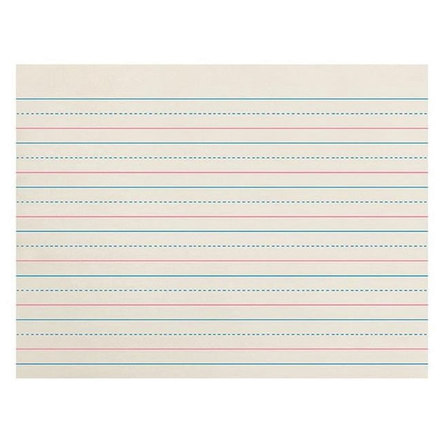 Pacon PACZP2609-3 Rame en Papier Journal Zaner-Bloser 0,75 Po Lignée Long Way - 500 Feuilles par Paquet - 3 Rames