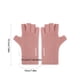 thumbnail image 3 of Guantes de terciopelo de medio dedo para mujer | Guantes de invierno cálidos para exteriores con pantalla táctil | Tejido suave y desliso que protege del frío | Elegantes guantes rosas, grises y, 3 of 6