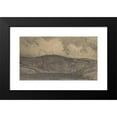 thumbnail image 2 of Karl Nordström 18x12 Black Modern Framed Museum Art Print Titled - Sketch for Midsummer Bonfires in Stormy Weather (1900), 2 of 5