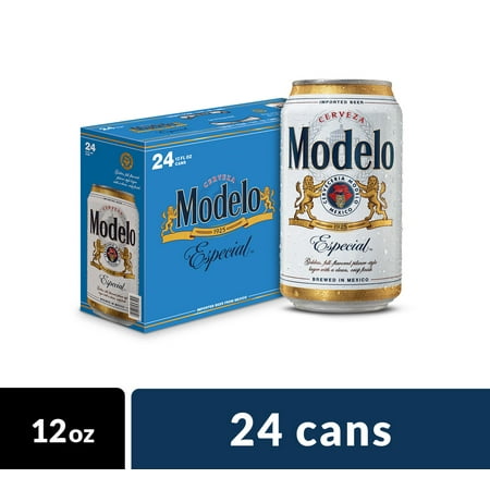 Modelo Especial Import Beer, 24 pk 12 fl oz Cans, 4.4% ABV
