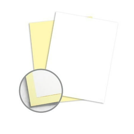 Ncr Carbonless Paper - NCR Superior 8.5 x 11 Carbonless Paper 20.5lb Bond Precollated 2-Part SS White, Canary 500/Ream
