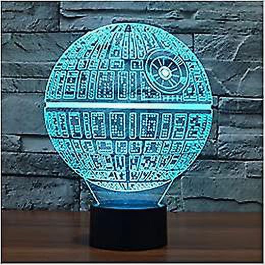 Lámpara LED YONGSHENG Decorativa Cambio de Color Iluminación Nocturna 3D 7 Colores