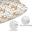 thumbnail image 4 of KLL Corgi with Hearts Pillow Covers Envelope Closure,Super Soft and Cozy Fuzzy Fleece Pillow Case Cover 16"x24", 4 of 7