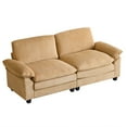 thumbnail image 6 of Zimtown 86" Oversized Modular Sectional Sofa with Corduroy Fabric, 2 Seats for Living Room, Khaki, 6 of 6