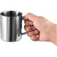 thumbnail image 3 of Tea Cup Stainless Steel Double Cup 400ml (13.5oz) Drinking Tea Coffee Hot Soup, 3 of 5