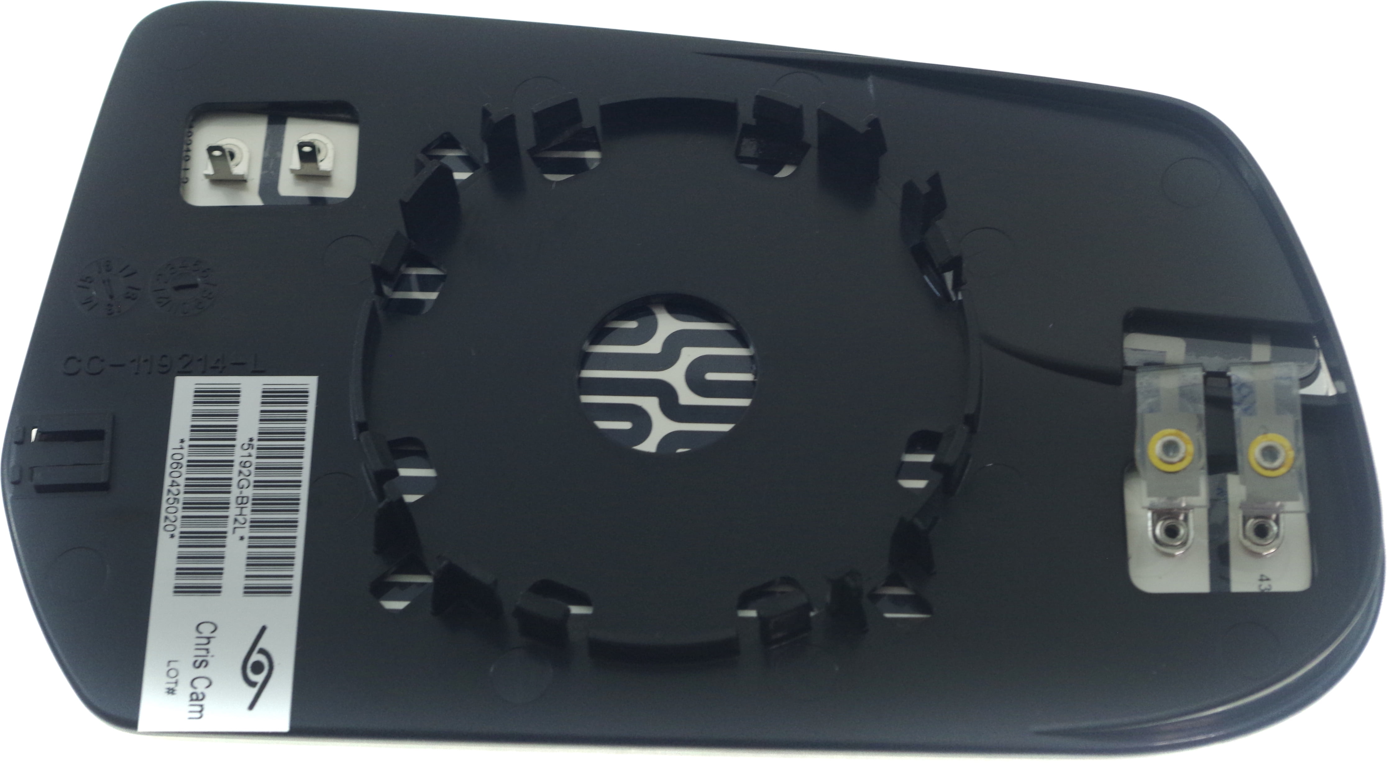 Mirror Glass Compatible With 2010-2017 Chevrolet Equinox Left Driver Side Heated W/ Blind Spot Corner Kool-Vue