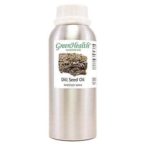 Dill Seed Essential Oil - 8 fl oz (237 ml) Aluminum Bottle w/Plug Cap - 100% Pure Essential Oil
