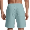 thumbnail image 3 of longantii Shorts for Men Casual Elastic Waist Drawstring Shorts Comfort Athletic Knee Length Pants with Pockets 2026 Summer Workout Gym Shorts Mint Green XXXL, 3 of 3