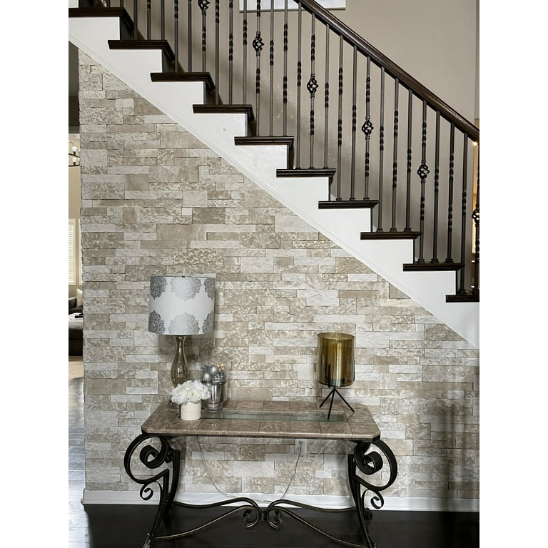 AirStone Birch Bluff Faux Stone Primary Wall Tile to Cover 8