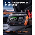 thumbnail image 2 of BUTURE 8000A Car Jump Starter with Air Compressor 160PSI Force Start for All Gas and 14L Diesel, Complete Accessory Kit, 2 of 8