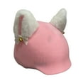 thumbnail image 4 of lacooooppia Snow Ski Helmet Cover Outdoor Lovely Fun Casual Helmets Accessories White Pink, 4 of 8