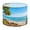Color 2, variant on Drum Lamp Shade Vivid Ocean Waves Turquoise Deep Blue Tones Lampshade for Table Lamps Floor Lamps Pendant Light 13"x13"x10" Replacement Linen Large Lamp Shade Easy Assembly