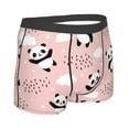 thumbnail image 3 of Balery Panda Flying in the Sky Between Clouds and Star Men's Boxer Briefs, Soft and Breathable Cotton Underwear with nylon Waistband-Small, 3 of 9
