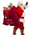thumbnail image 3 of Bolsa de Navidad WILLBOND Santa Velvet 90x75 cm Burgundy, 3 of 7