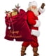 thumbnail image 3 of Bolsa de Navidad WILLBOND Santa Velvet 90x75 cm Burgundy, 3 of 7