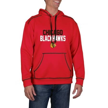 - NHL Chicago Blackhawks Big Men's Classic-Fit Long Sleeve Pullover Impact Hoodie
