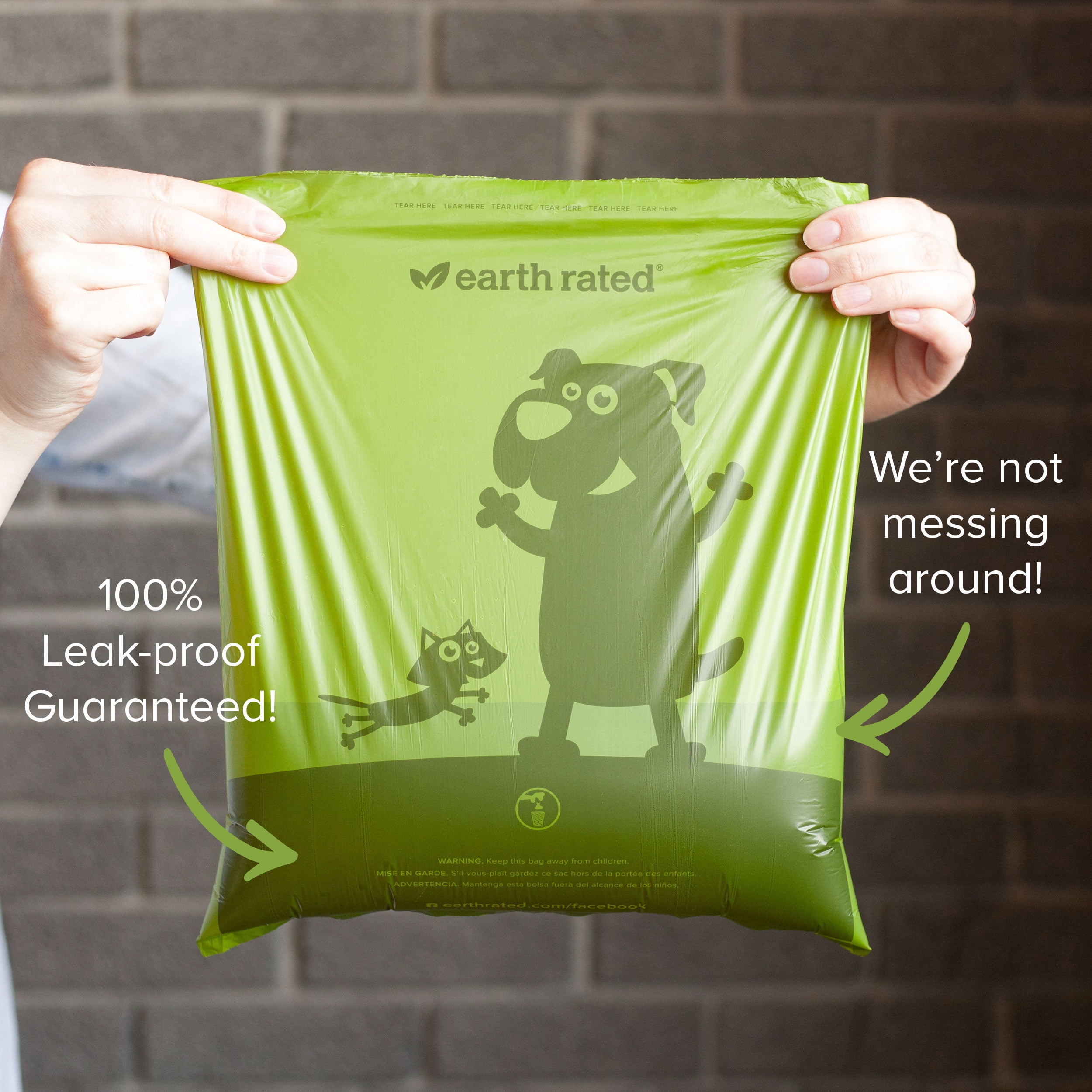 Earth Rated Extra-large Dog Poop Bags, 225 Lavender-scented Bags on a Single Roll