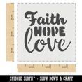 thumbnail image 2 of Faith Hope Love DIY Cookie Wall Craft Stencil - 3.5 Inch, 2 of 5