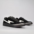 thumbnail image 3 of Men's Lace-Up Suede Lightning Pattern Low Top Skate Shoes, 3 of 7