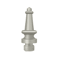 thumbnail image 2 of Deltana DSST15 1-3/16" Height Steeple Tip Decorative Door Hinge Finials Satin Nickel, 2 of 3