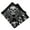 Black, variant on Digital Skull Print Headscarf Dance Bandanas Cycling Headcover Cotton Kerchief