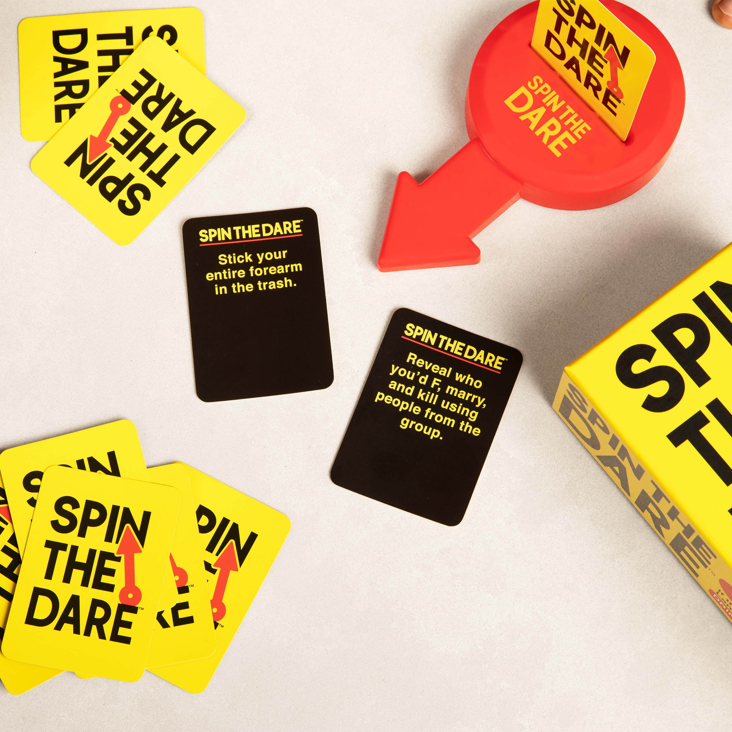 Spin The Dare – Hilarious Adult College Party and Tailgate Drinking Game by What Do You Meme?®