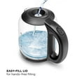 Chefman 1.7 Liter Electric Kettle w/ Easy Fill Removable Lid and LED